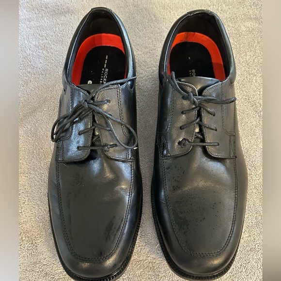 Rockport Men's Black Leather Dress Shoes - Picture 2 of 5